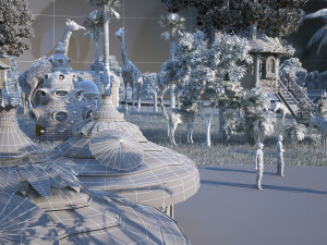 Architecture in India 3D Модель