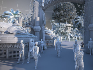 Architecture in India 3D Модель