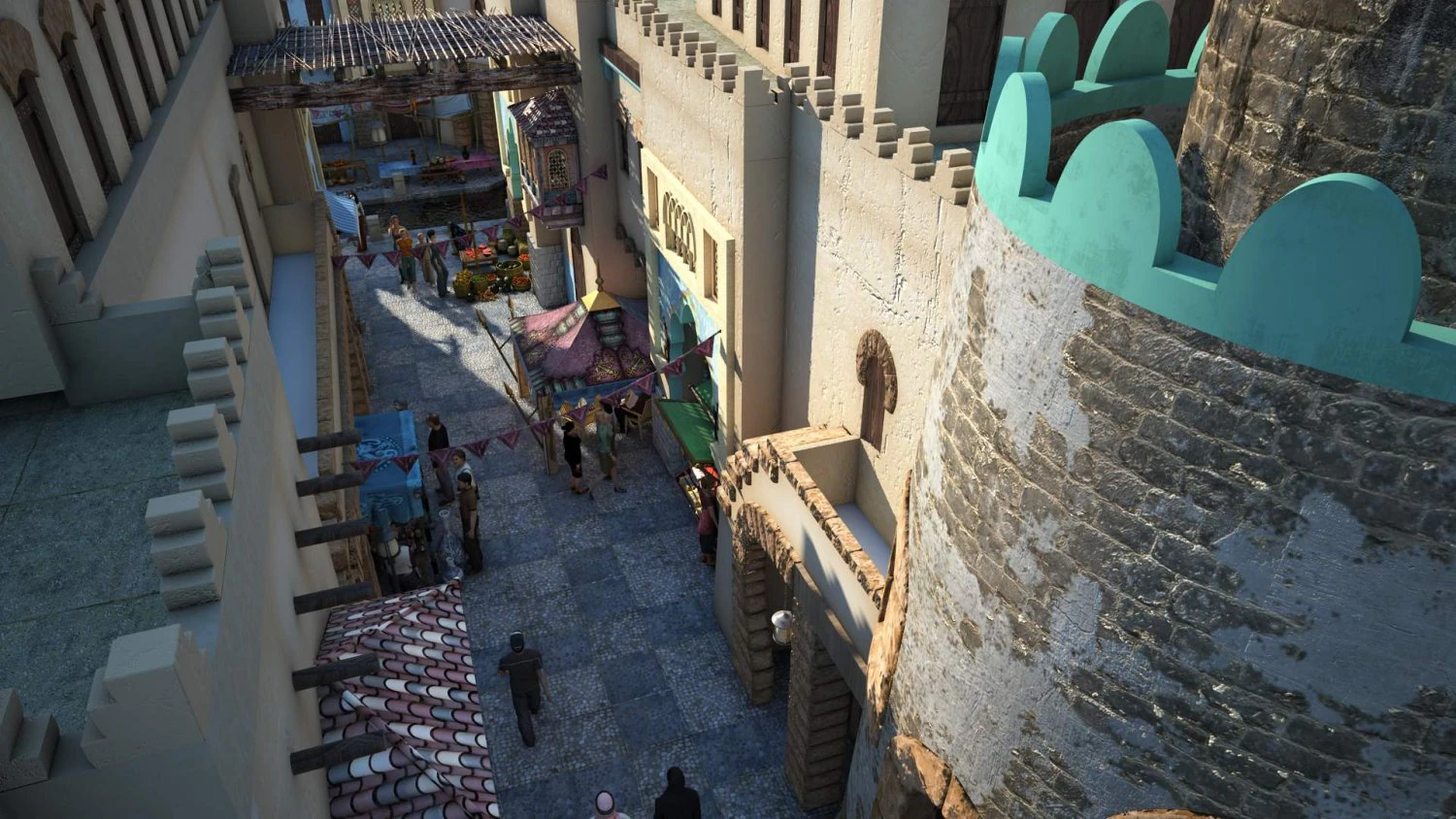 Architecture in India 3D Model .c4d .max .obj .3ds .fbx .stl .blend 