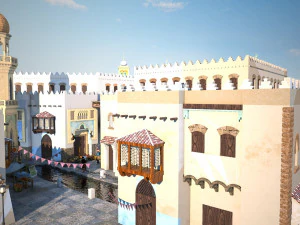 Architecture in India 3D Model