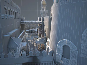 Architecture in India 3D Model