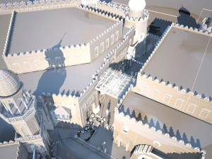 Architecture in India 3D Model