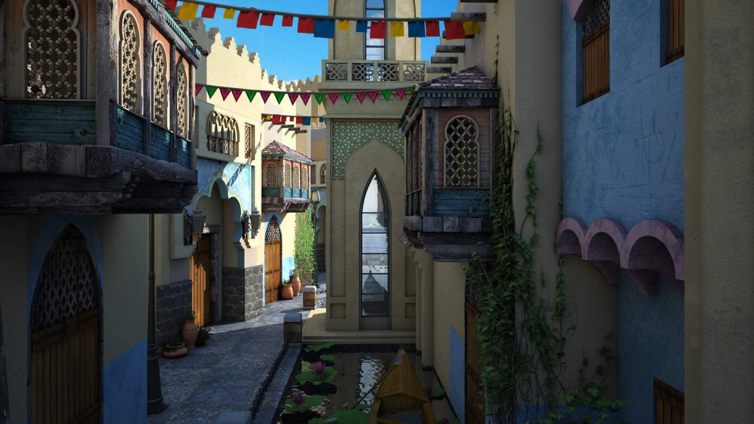 Architecture in India 3D Model .c4d .max .obj .3ds .fbx .stl .blend 