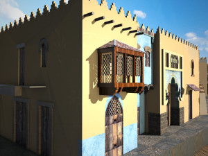 Architecture in India 3D-Modell