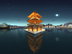 Architecture in India Modelo 3D