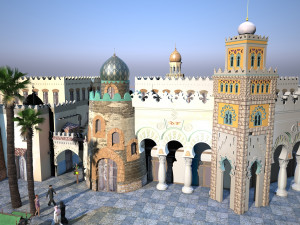 Architecture in India 3D Model