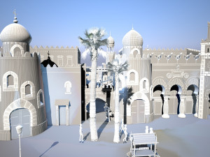 Architecture in India 3D Model