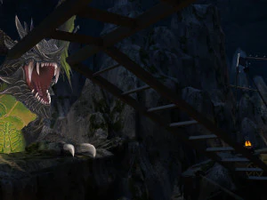 Roller coaster 3D Model