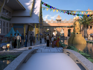 Architecture in India 3D Model