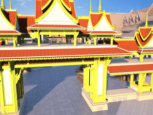 Architecture in India 3D Model