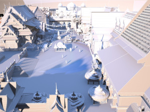 Architecture in India 3D Model