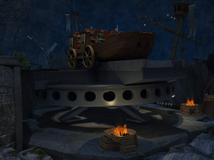Roller coaster Modelo 3D