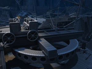 Roller coaster 3D Model