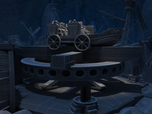 Roller coaster Modelo 3D