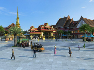 Architecture in India 3D Model