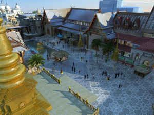 Architecture in India Model 3D