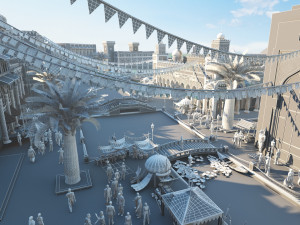 Architecture in India 3D मॉडल