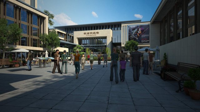 Tourism building Modelo 3D .c4d .max .obj .3ds .fbx .stl .blend 