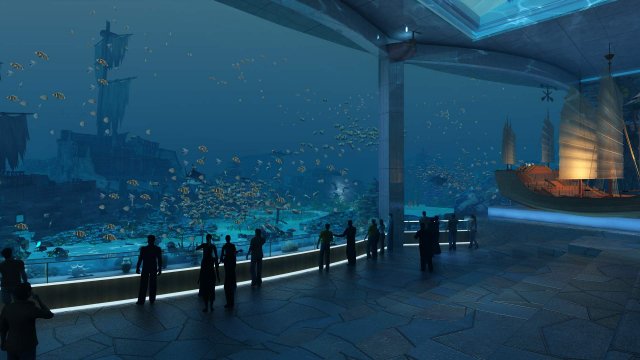 Aquarium Modèle 3D .c4d .max .obj .3ds .fbx .stl .blend 