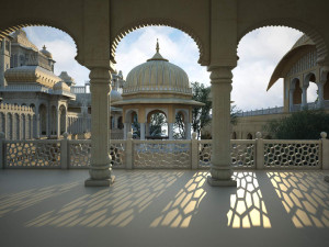 Architecture in India 3D Model