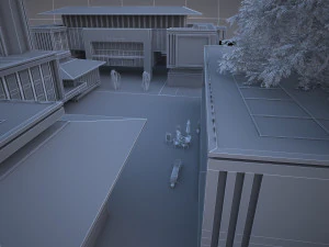 Tourism building 3D Model