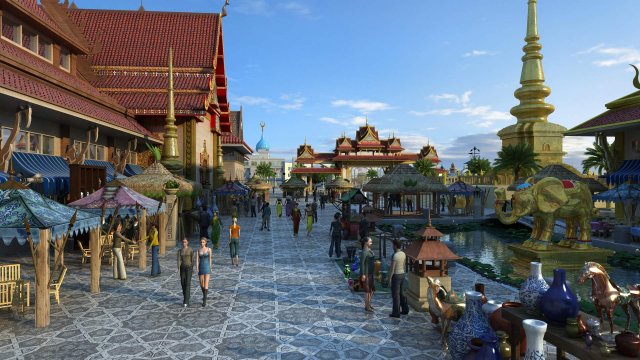 Architecture in India 3D Model .c4d .max .obj .3ds .fbx .stl .blend 