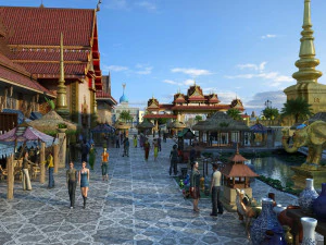 Архітектура в Індії 3D Модель