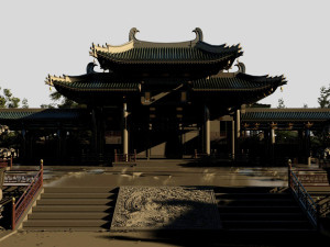 Peking Opera Theater 3D 模型