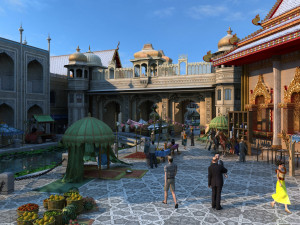 Architecture in India Model 3D