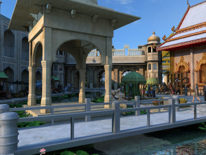 Architecture in India Model 3D