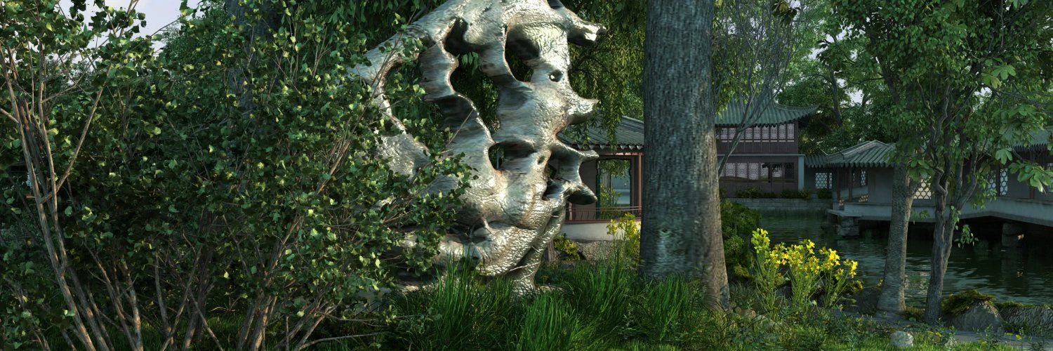 Humble Administrators Garden 3D Model .c4d .max .obj .3ds .fbx .stl .blend 