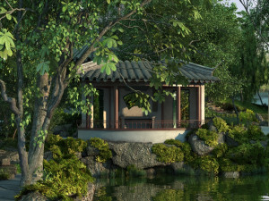 Humble Administrators Garden Modelo 3D