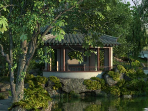 Humble Administrators Garden 3D Model