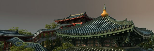 Ziyu Pavilion Modèle 3D .c4d .max .obj .3ds .fbx .stl .blend 