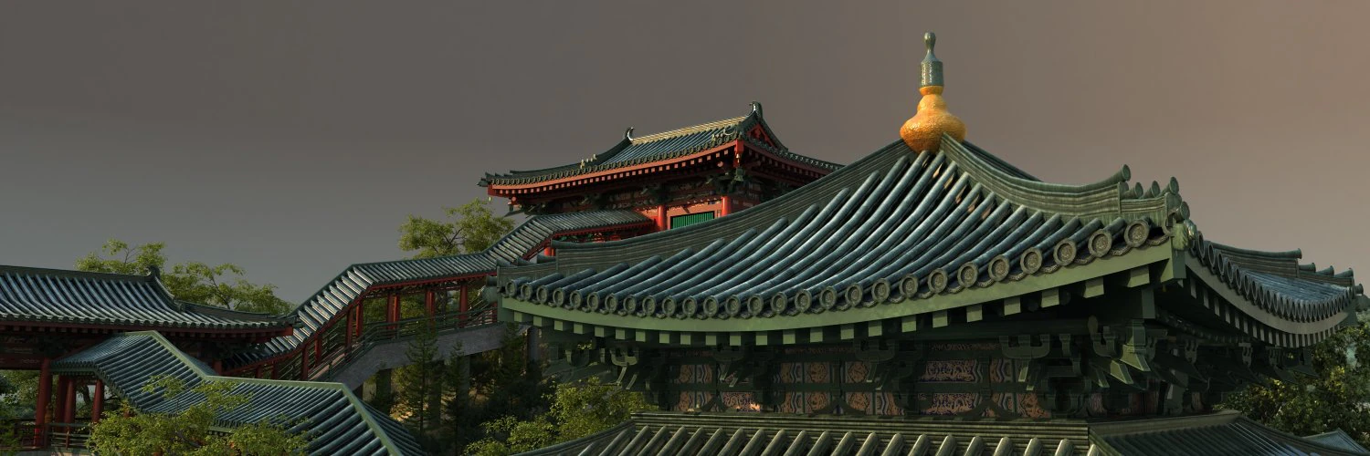 Ziyu Pavilion 3D Model .c4d .max .obj .3ds .fbx .stl .blend