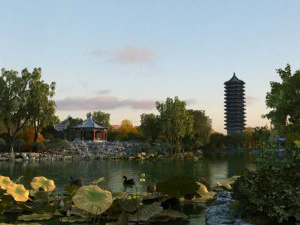 West Lake 3D Model