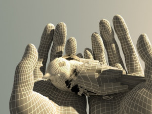 Flying birds 3D Model