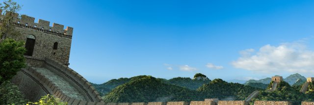 Great Wall Modèle 3D .c4d .max .obj .3ds .fbx .stl .blend 