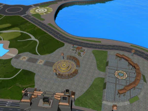 Prayer Square 3D Model