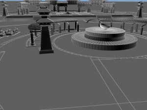 Prayer Square 3D Model