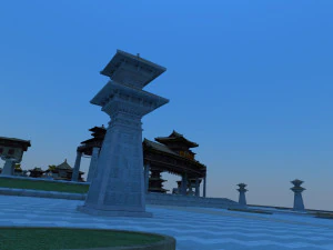 Island ancient architecture 3D Model