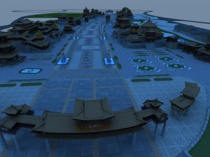 Island ancient architecture 3D Модель