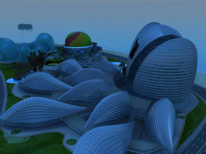 Animasyon şehri 3D Model