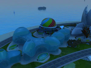 Animation city 3D Model