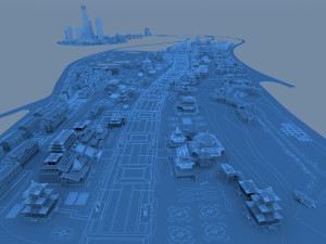 Island ancient architecture 3D 모델