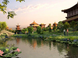 Architettura antica Modello 3D