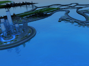 The island Modèle 3D