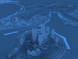 The island Modèle 3D