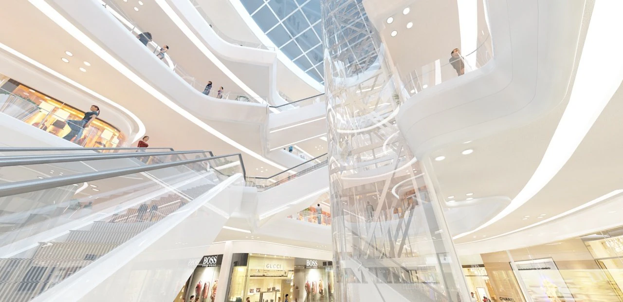 The mall 3D Model .c4d .max .obj .3ds .fbx .stl .blend 