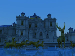 Island building 3D Model